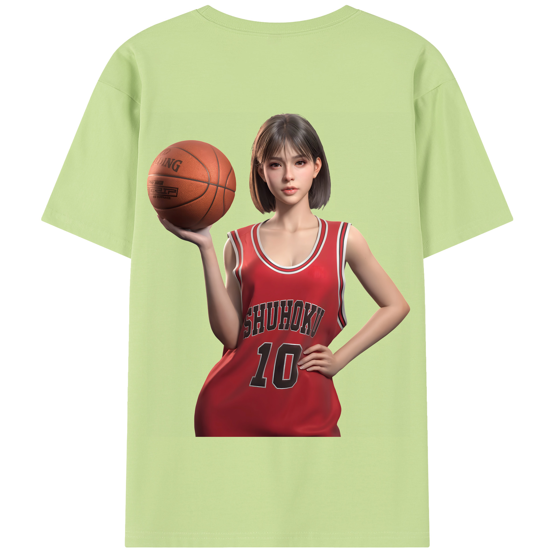 SLAM DUNK／スラムダンク 綿100％半袖Tシャツ（背面プリント）